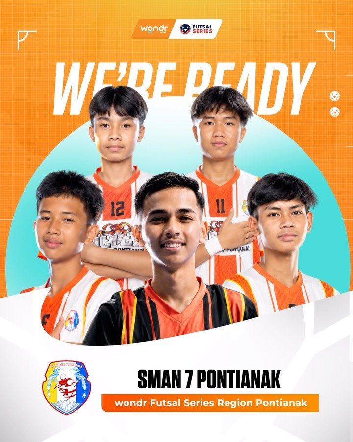 Siap Tempur! SMAN 7 Pontianak Resmi Masuk Skuad wondr Futsal Series Pontianak 2026