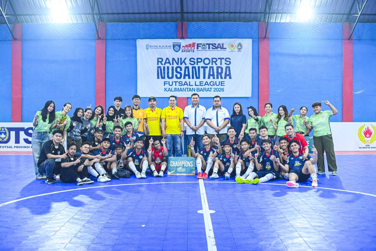 Radit FC dan Cewek The Boom Segel Gelar Juara Ranks Sport Nusantara Futsal League 2026 Regional Kalbar