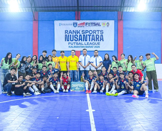 Radit FC dan Cewek The Boom Segel Gelar Juara Ranks Sport Nusantara Futsal League 2026 Regional Kalbar