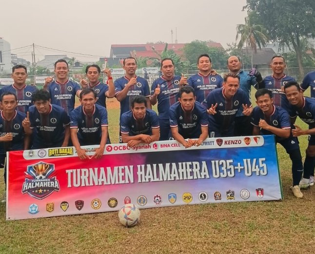 Dramatis! Pocong FC Tekuk Zaula FC via Adu Penalti di Turnamen Halmahera U35+U45